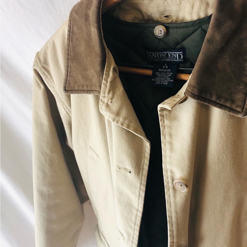 Lands End Lined Chore Coat